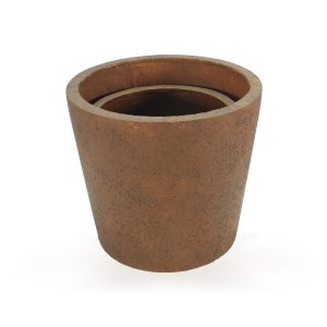 Rugen-Rust-Poly-outdoor-planter-set_top-view
